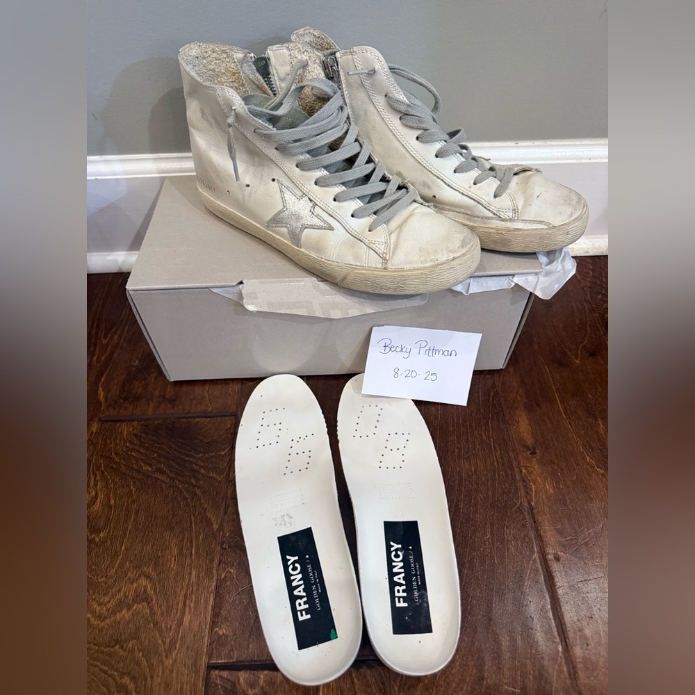 Golden goose francy high top size 39